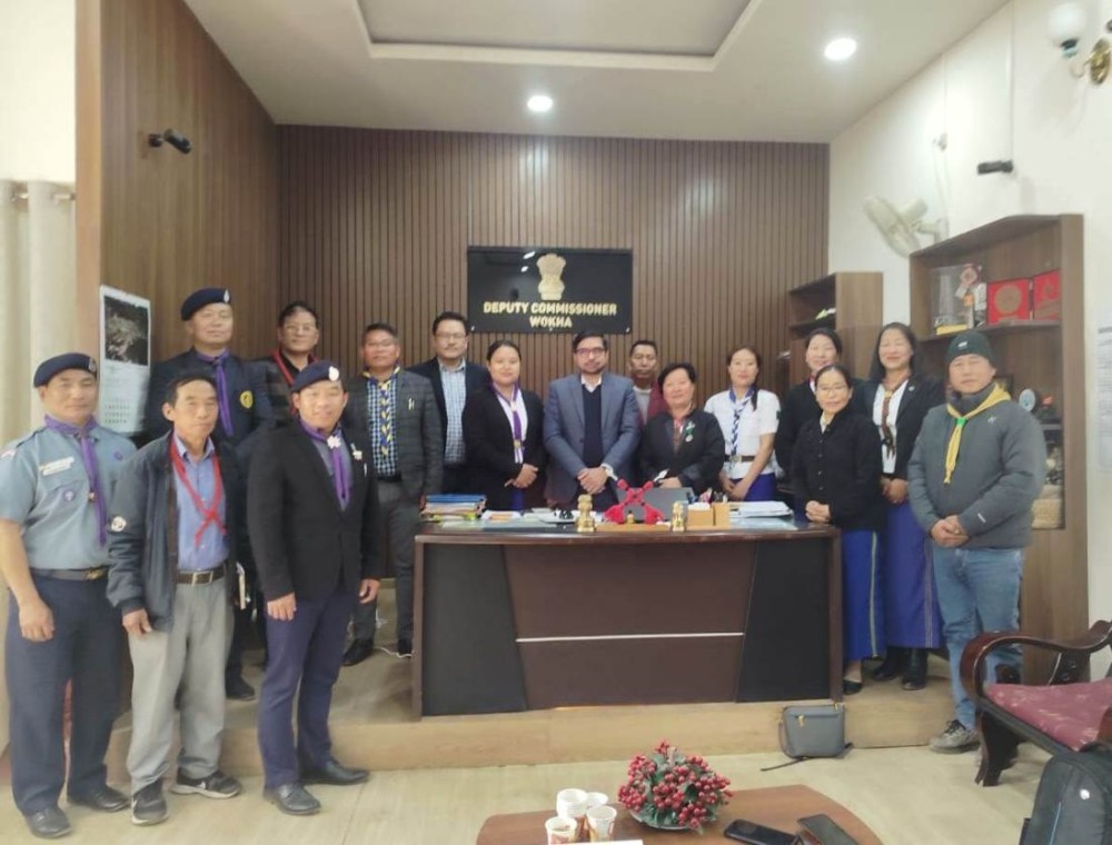 Nagaland State Bharat Scouts & Guides visited Wokha on February 5.